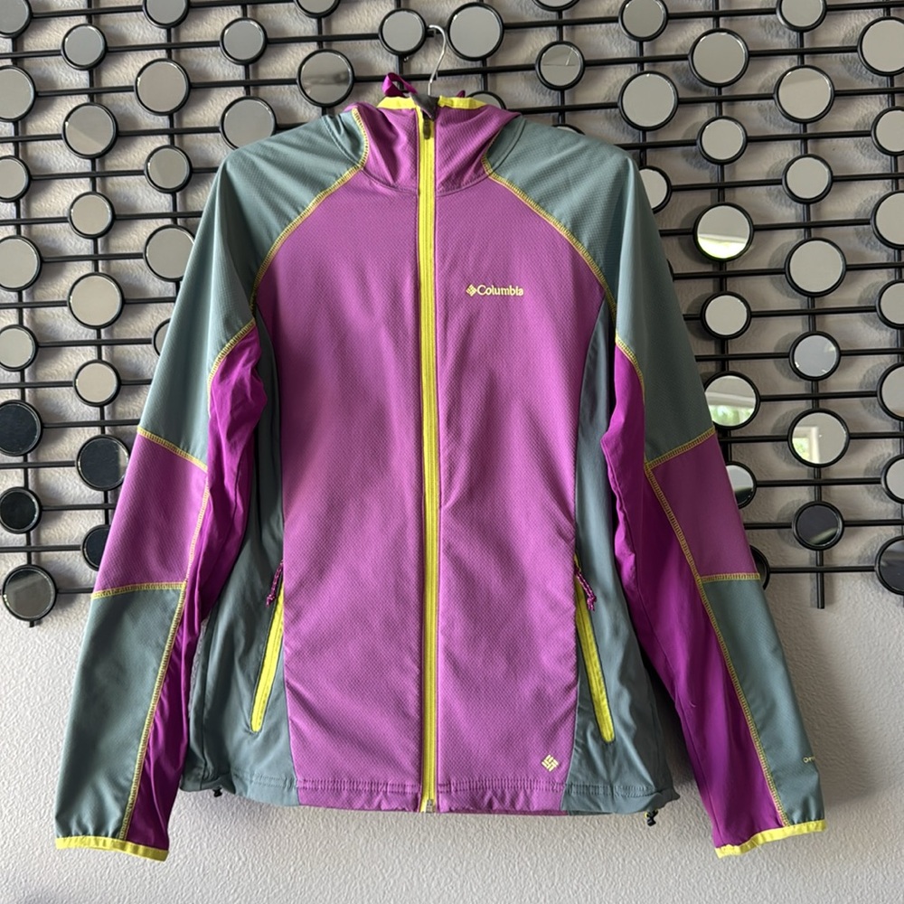 ⚡️HP⚡️Columbia Omni-Shield Pink, Gray and Yellow Jacket